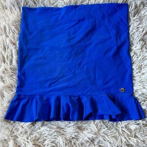 Blue Ruffled Women's Skirt